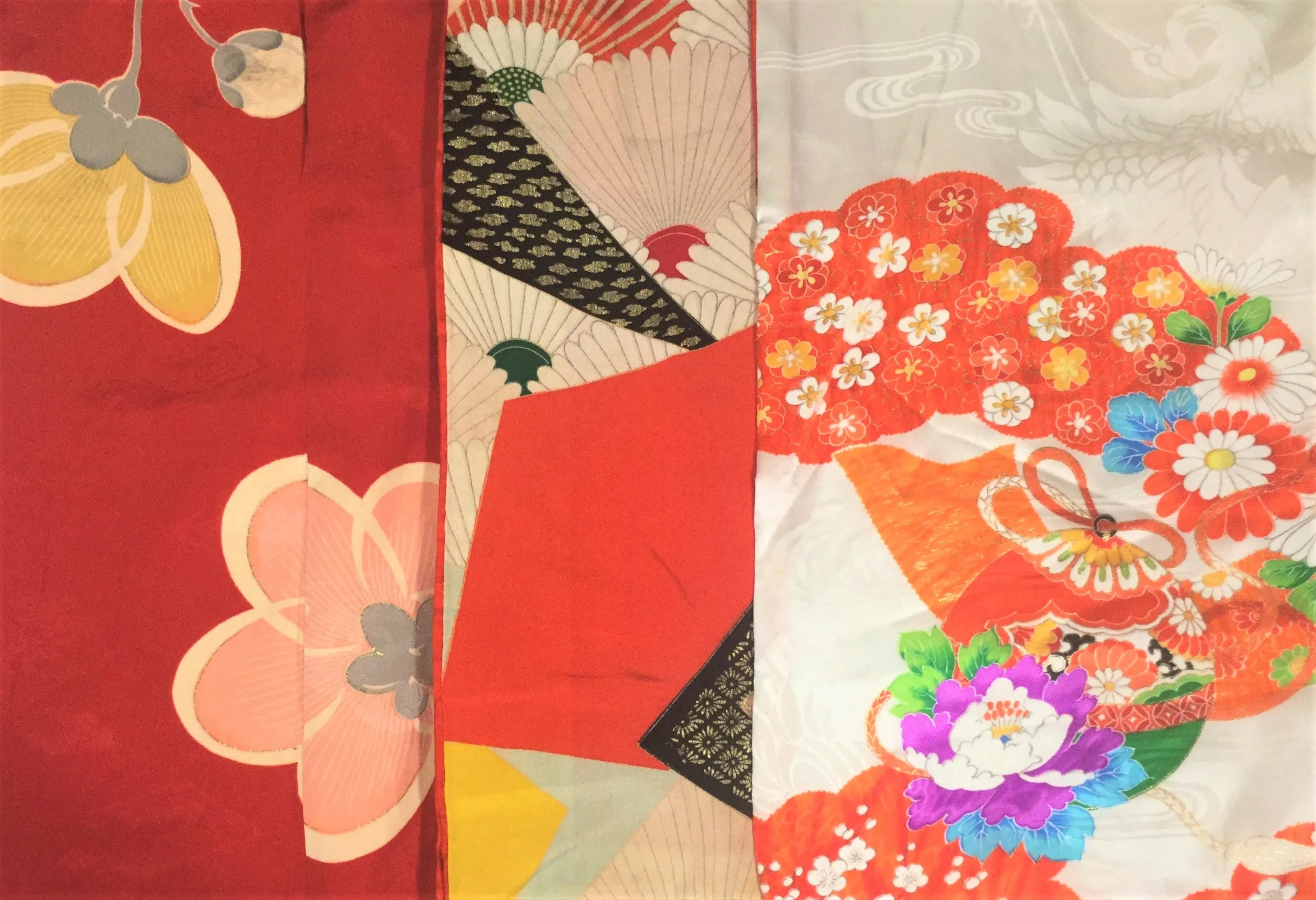 110-GIRLS:10Lbs DISCONTINUED-Vintage Japanese Girls Ceremonial Kimono Cutters