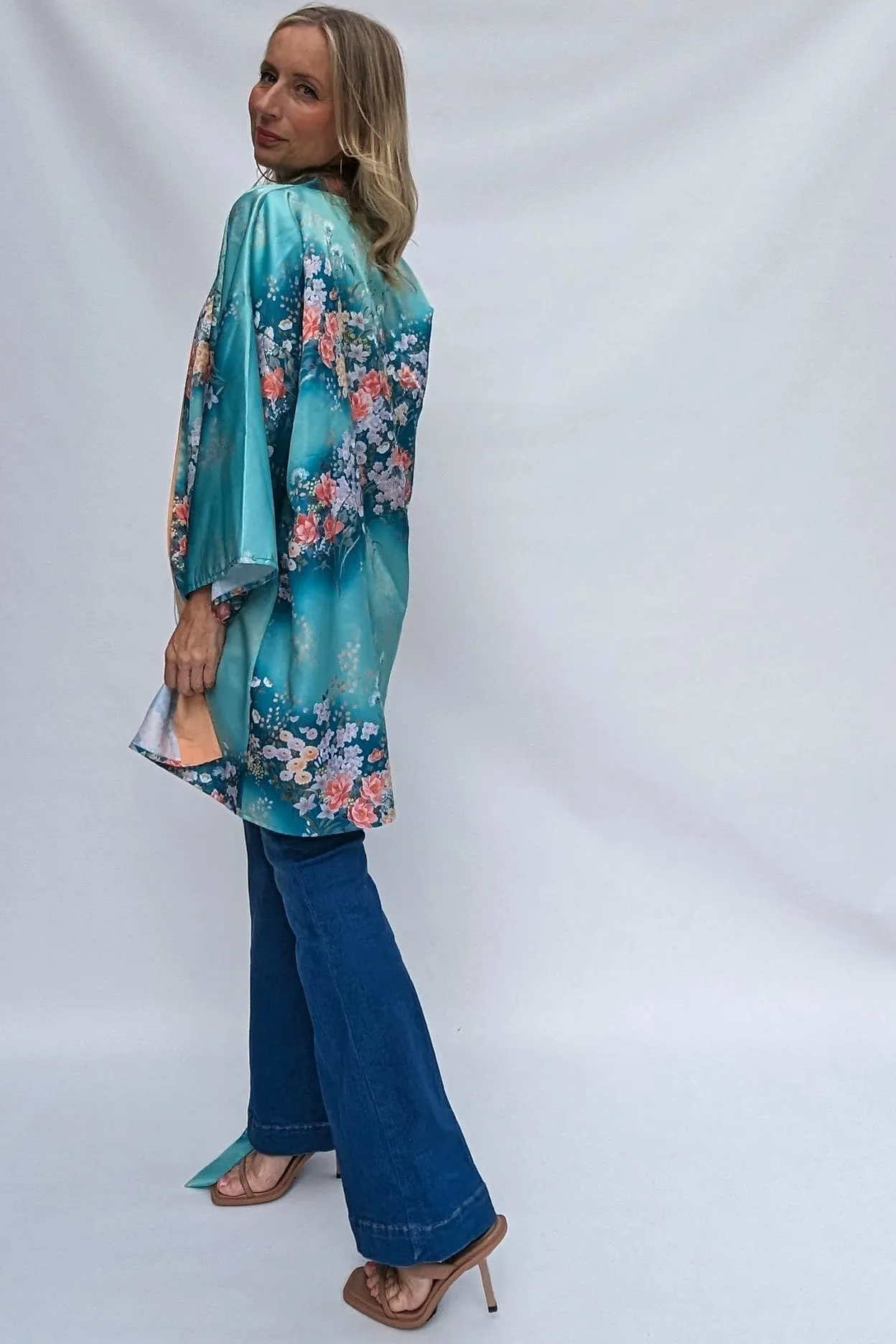 1970s Vintage Kimono Robe Jacket