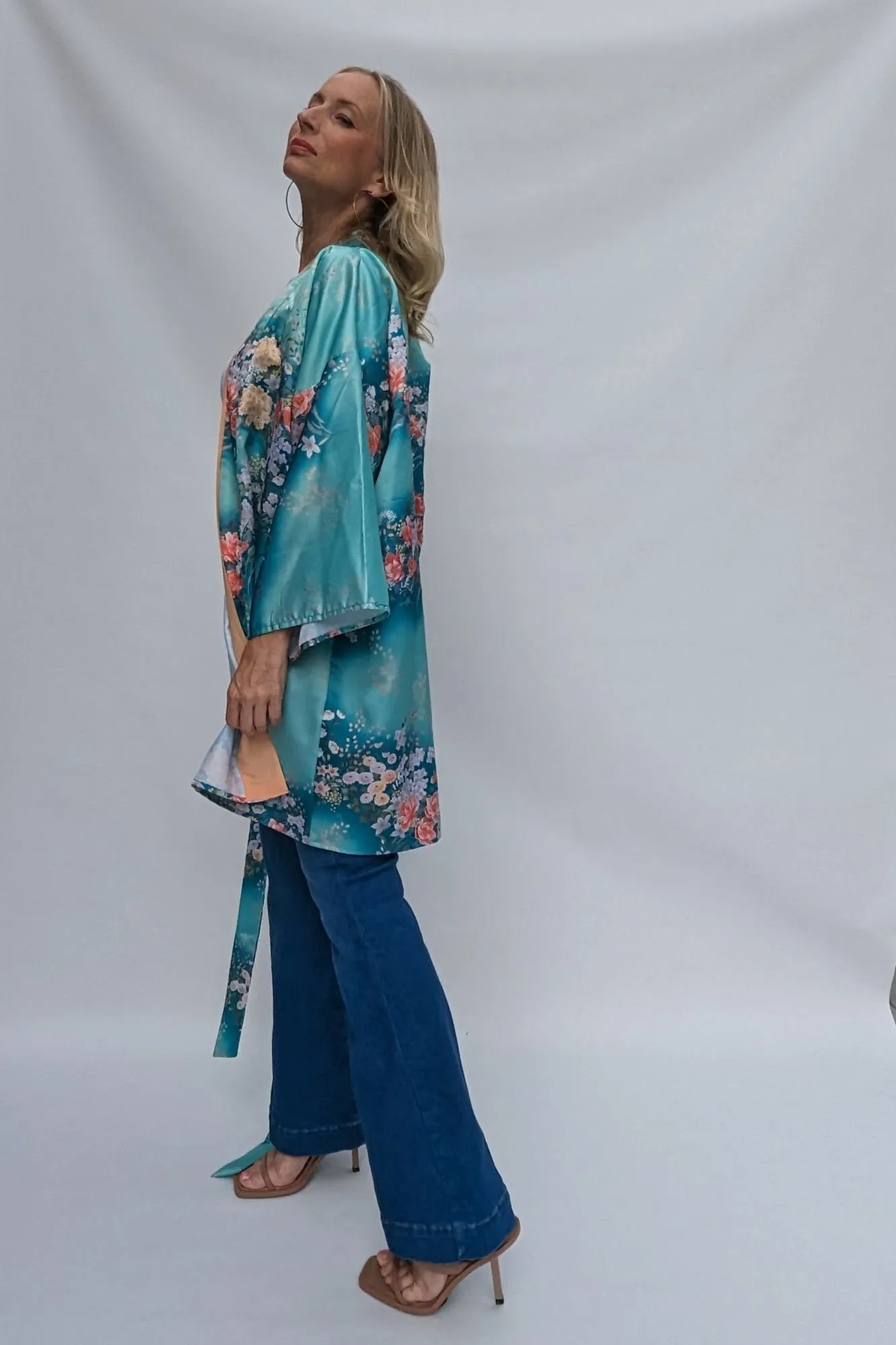 1970s Vintage Kimono Robe Jacket