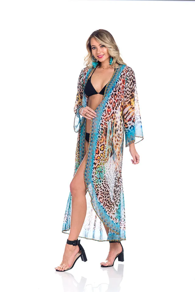 659  duster- Animal print