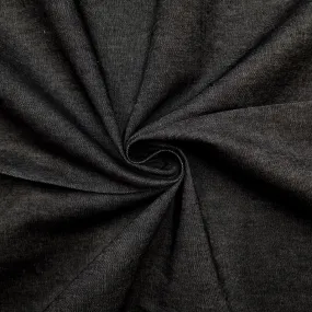 7.5oz Denim in Black 40cm Remnant