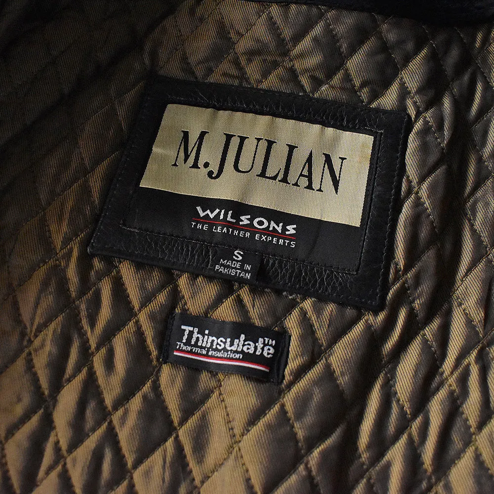 90-00’s M.JULIAN WILSONS ライナー付き レザージャケット カーコート 240217