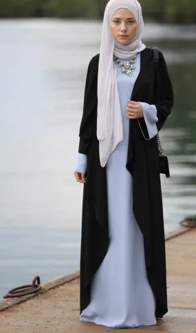 Abaya Dress Blue&Black