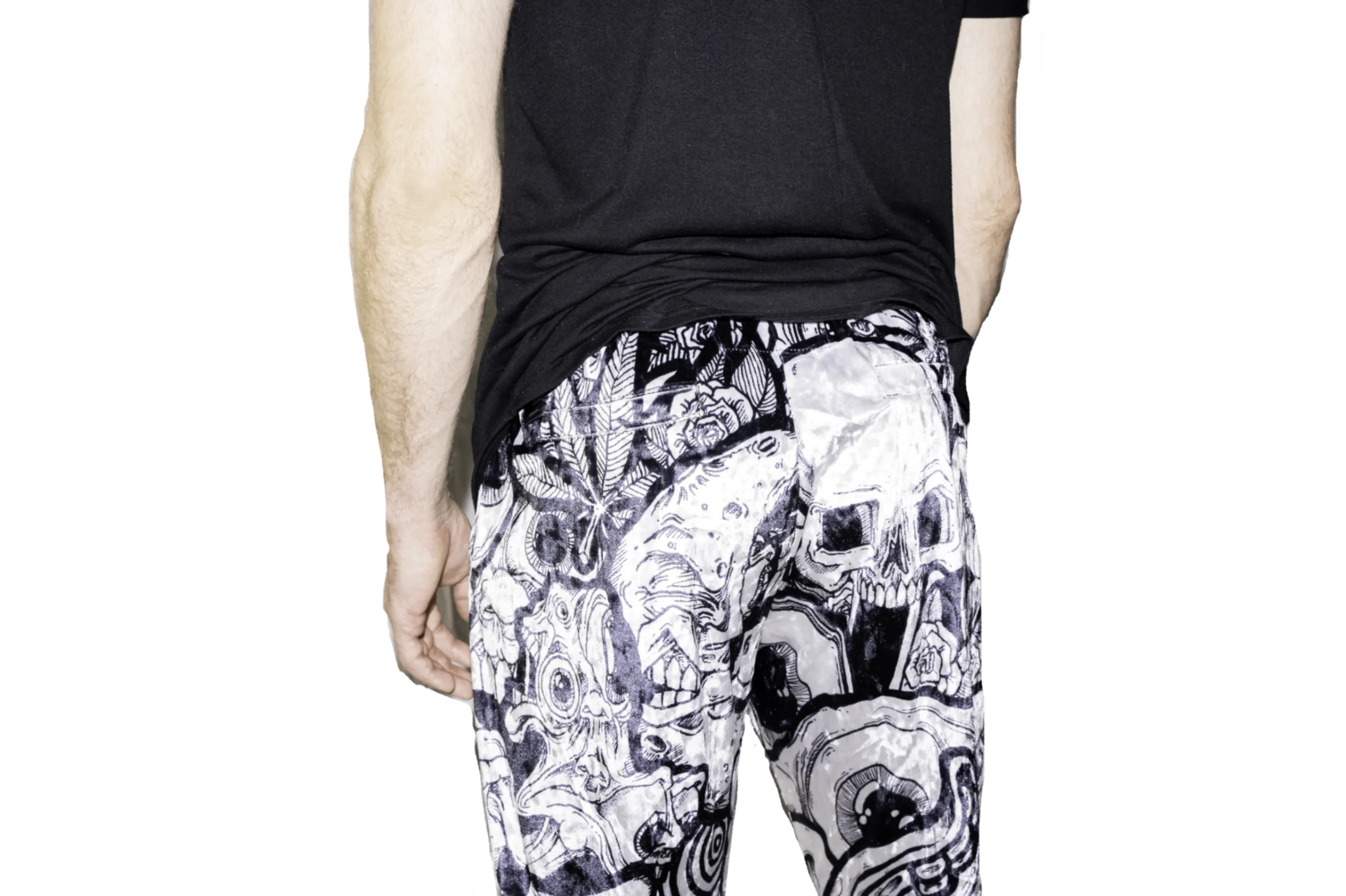 Abrooks - Ink Blot Crushed Velvet Joggers (LE 100)