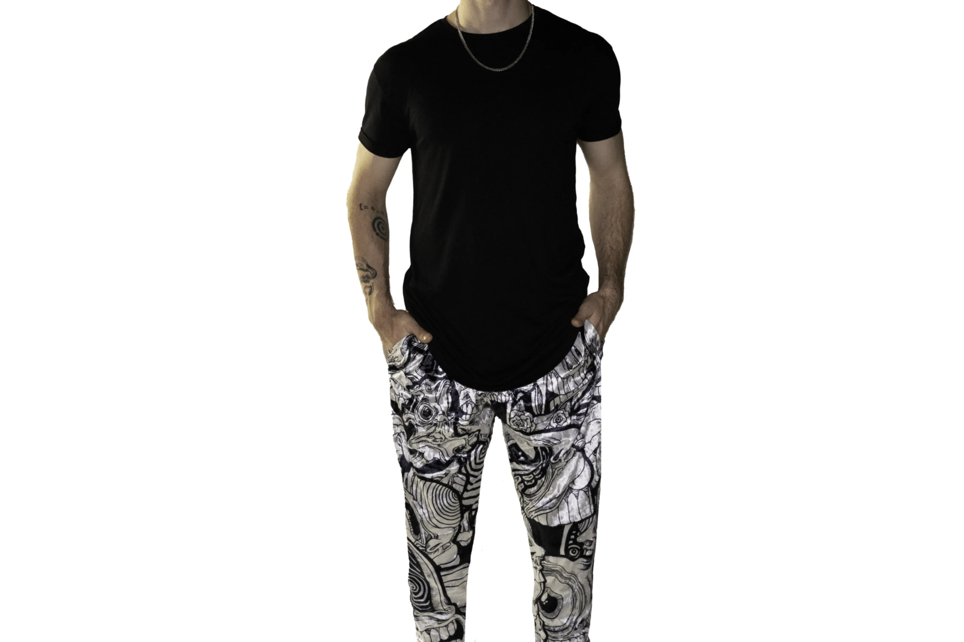 Abrooks - Ink Blot Crushed Velvet Joggers (LE 100)