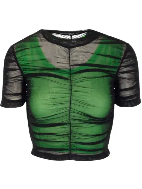 Alexander Wang Double Layer Ruched Top