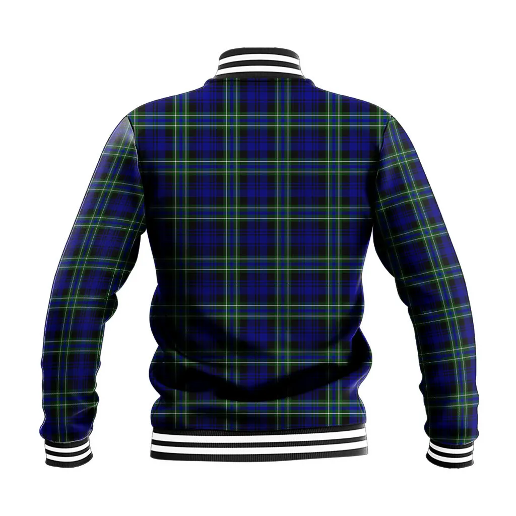 Arbuthnot Modern Tartan Baseball Jacket with Family Crest