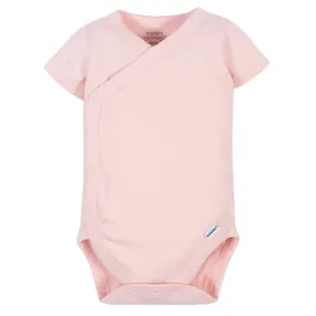 Baby Girls Pink Kimono Onesie