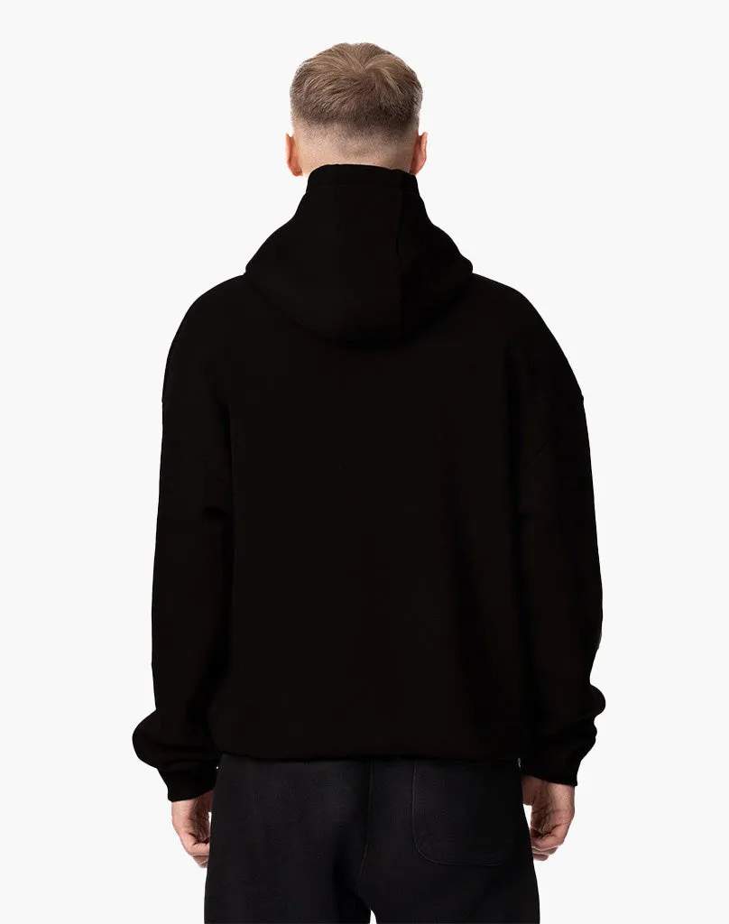 BASIC ZIP-HOODIE (BLACK)