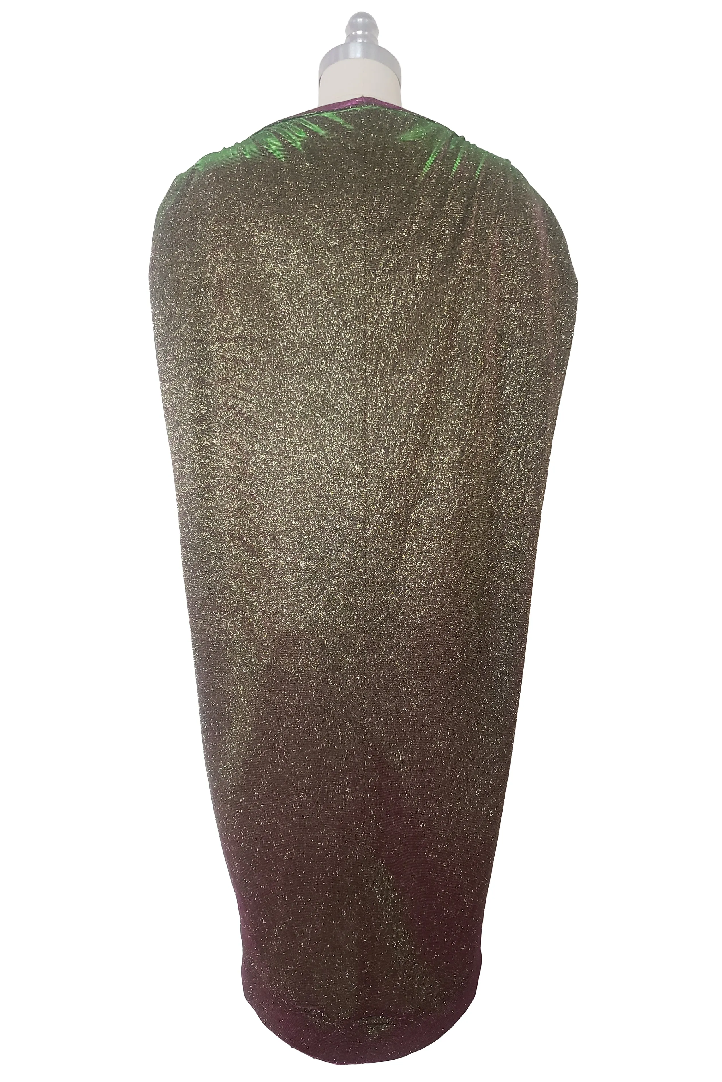 Bev Dress in Pink/Green Shimmer Knit