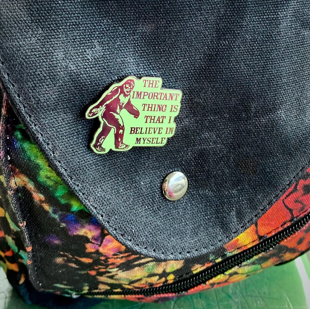 Bigfoot Believe Enamel Pin