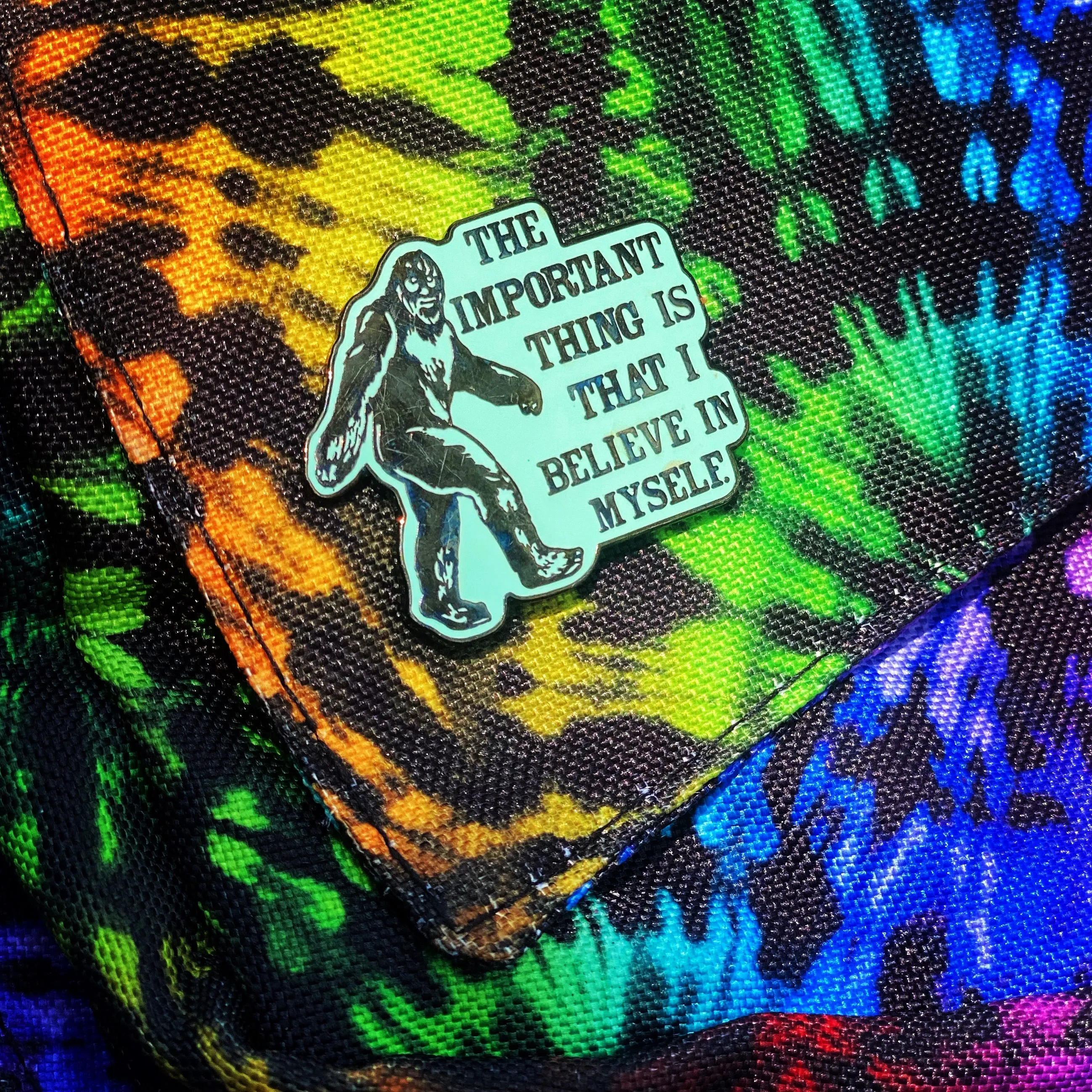 Bigfoot Believe Enamel Pin