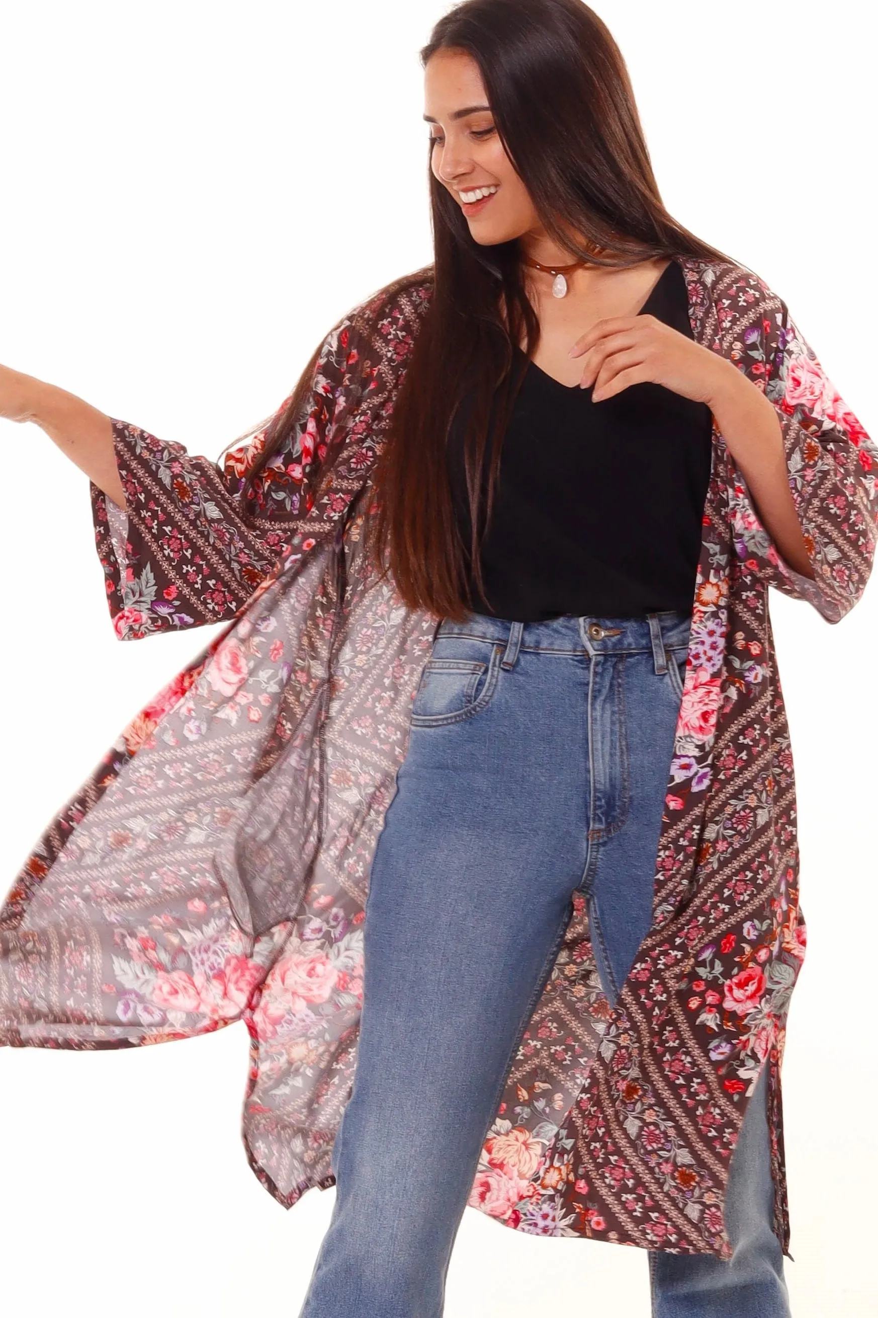 BLACK DIAMOND TILLIE KIMONO