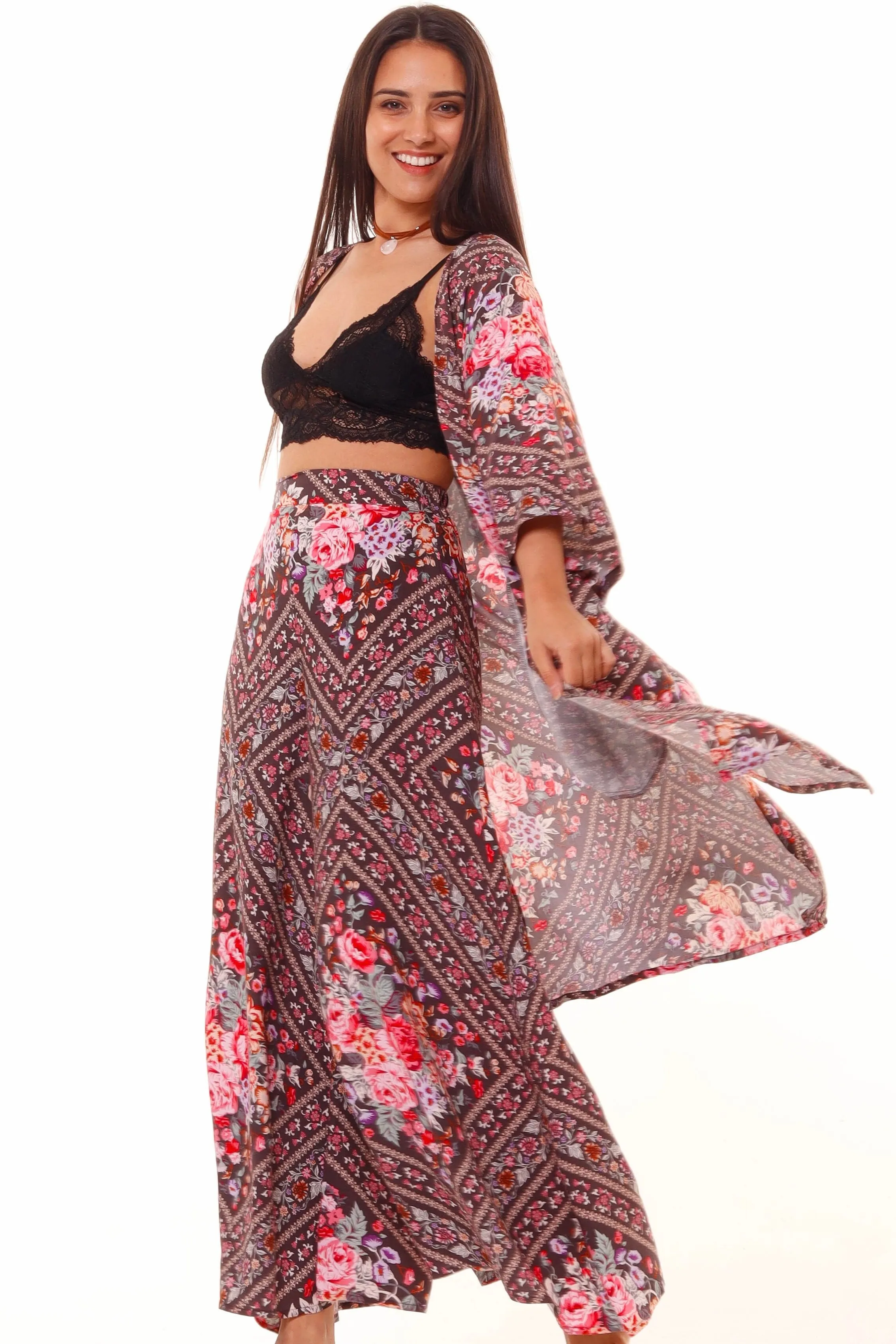 BLACK DIAMOND TILLIE KIMONO