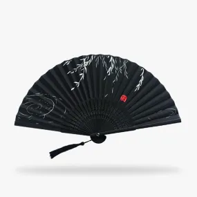 Black Japanese Fan