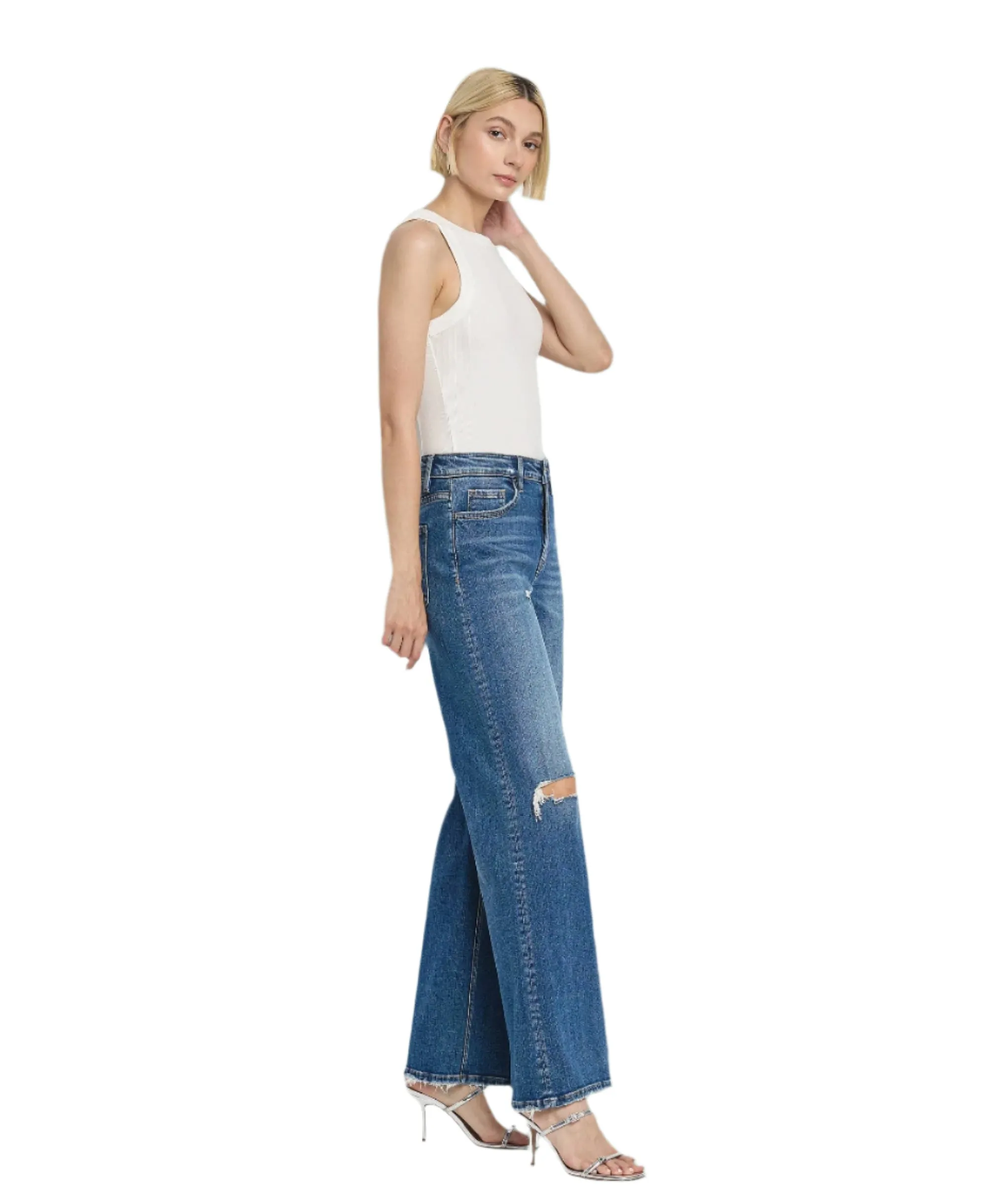 Blithe High Rise Wide Leg - Flying Monkey Jeans
