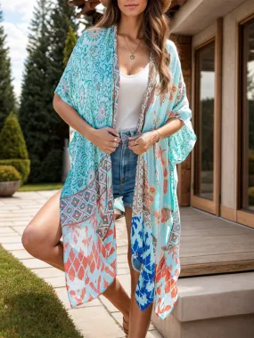 Boho Open Front Cover-Up Kimono