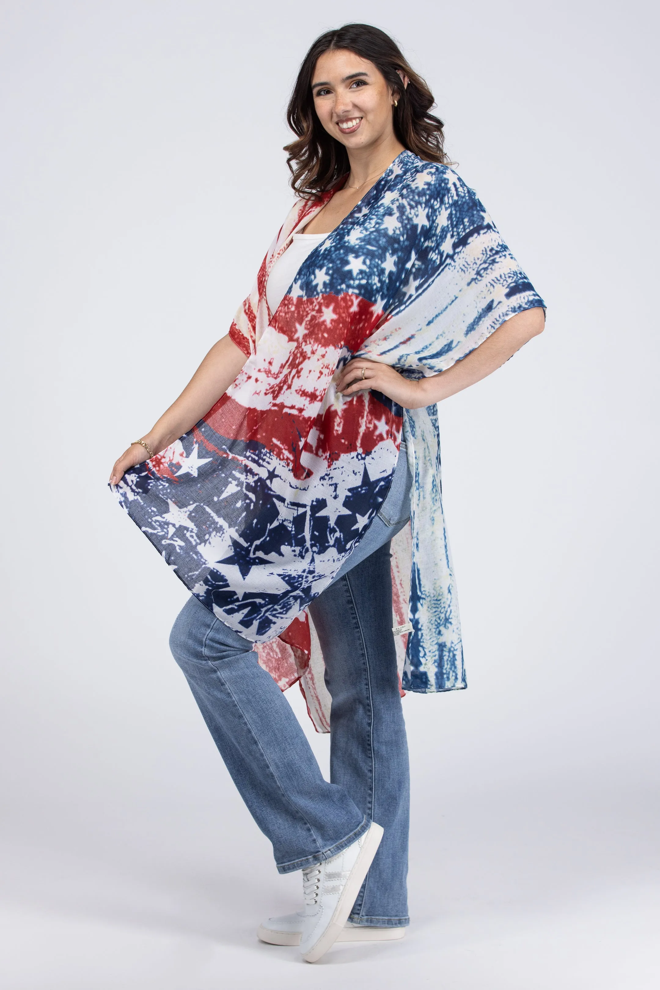 Bold Stripes & Bright Stars Kimono * Final Sale*