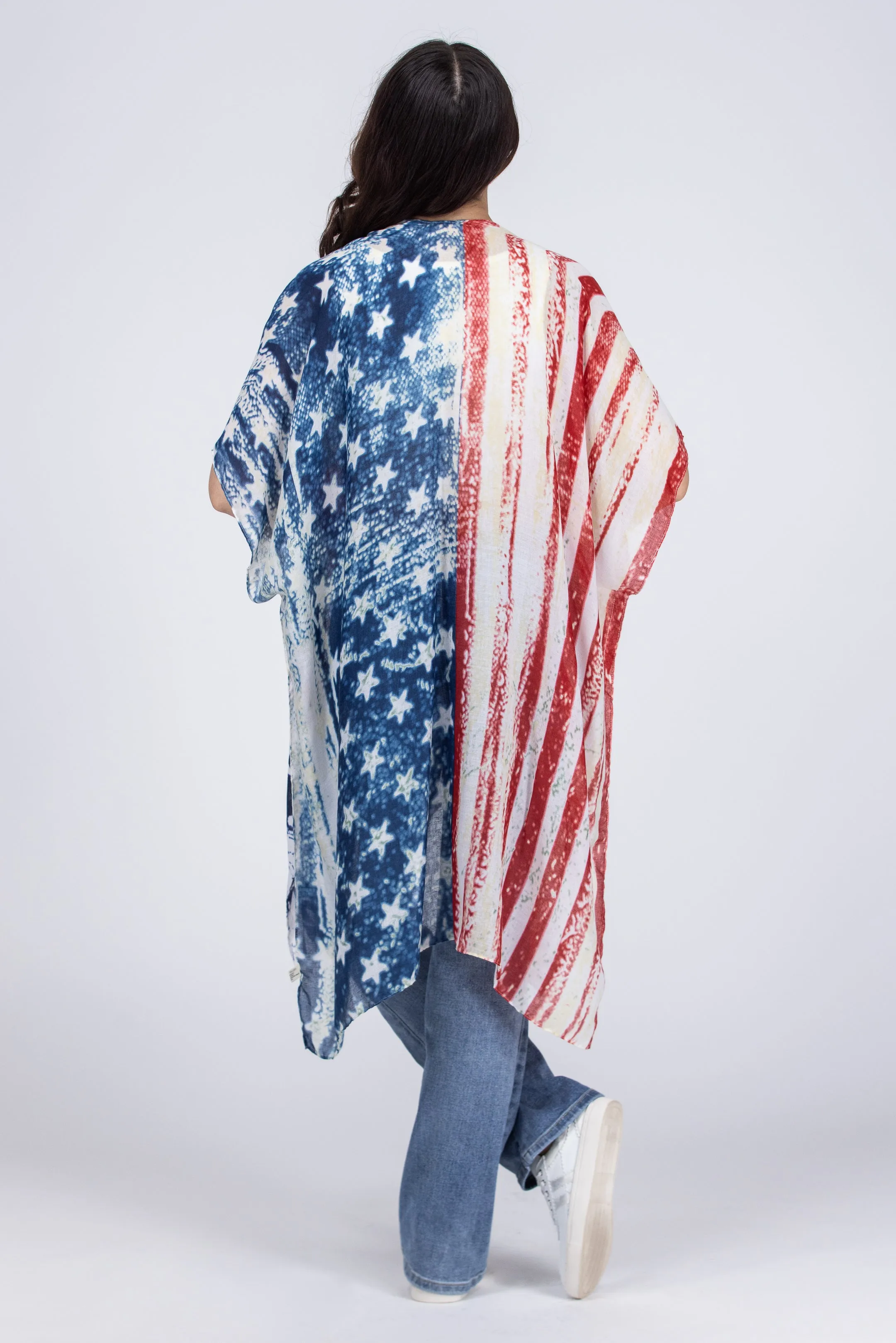 Bold Stripes & Bright Stars Kimono * Final Sale*