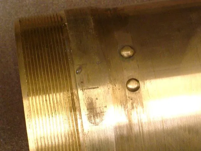 British Vickers MMG Tropical Brass Tube: Experimental Set