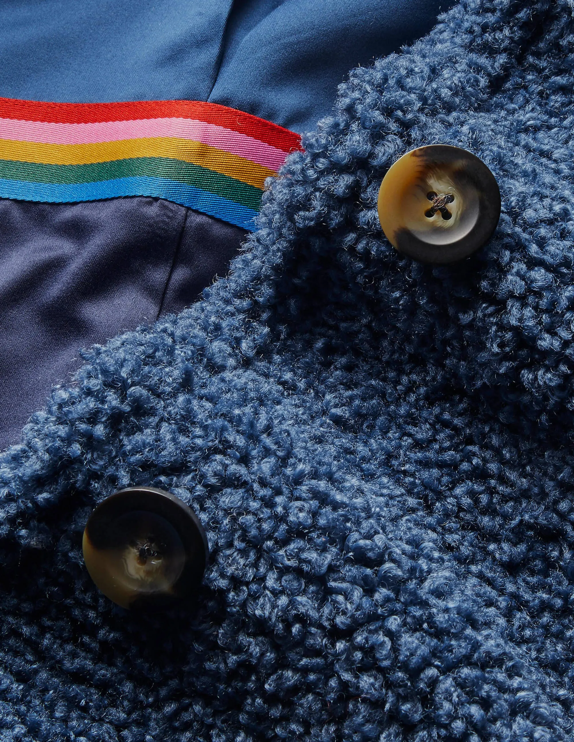 Canterbury Teddy Coat-Sapphire