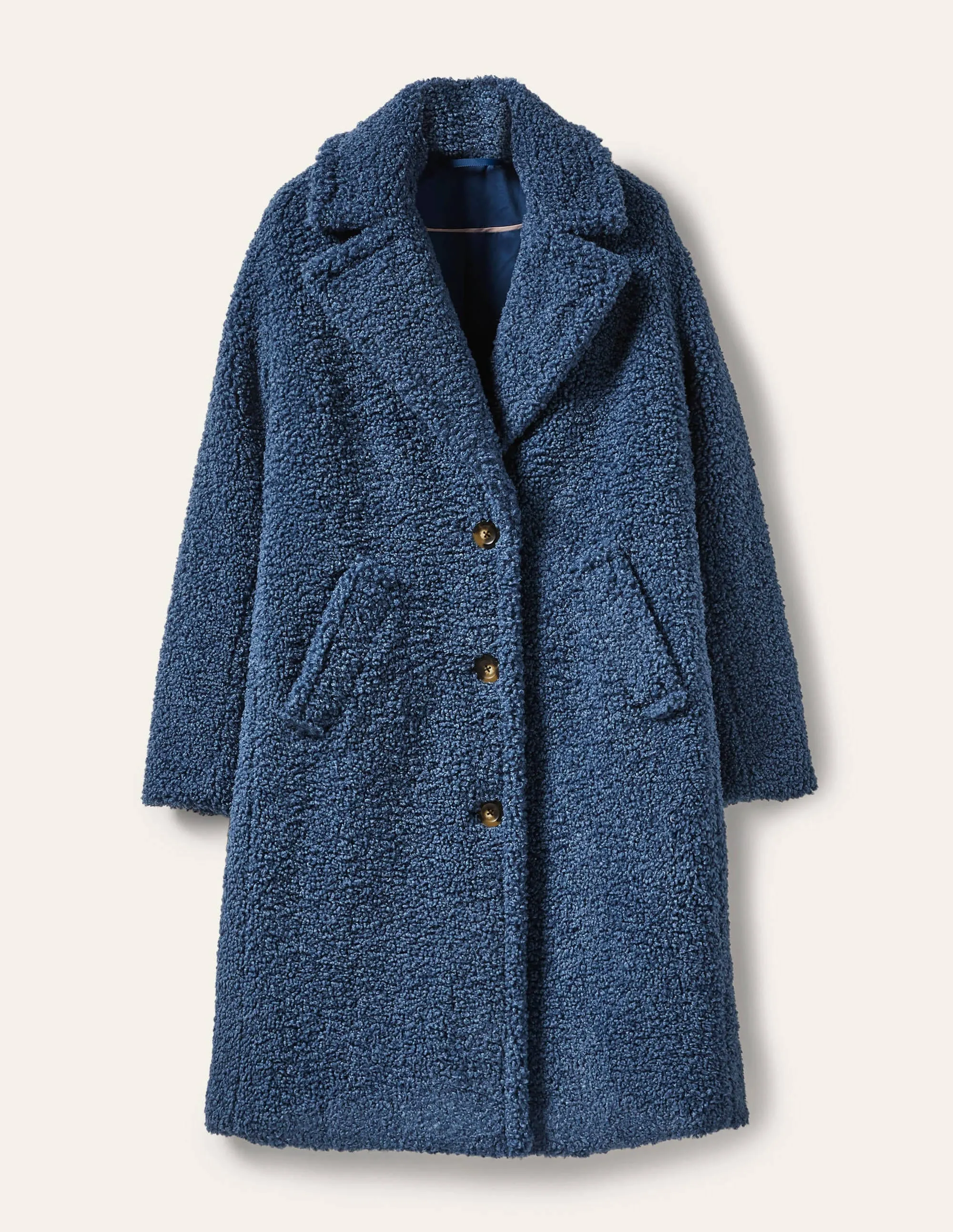 Canterbury Teddy Coat-Sapphire