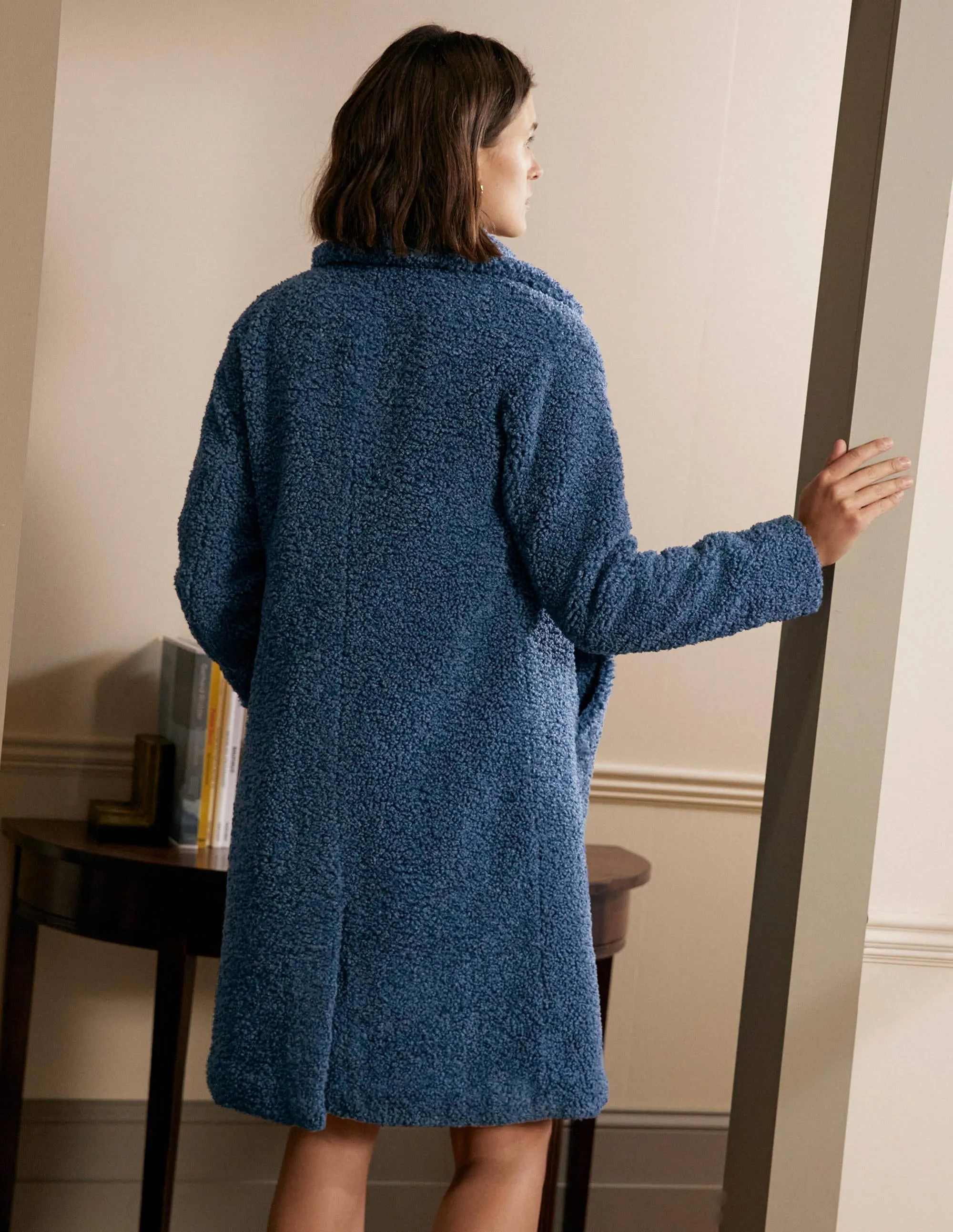 Canterbury Teddy Coat-Sapphire
