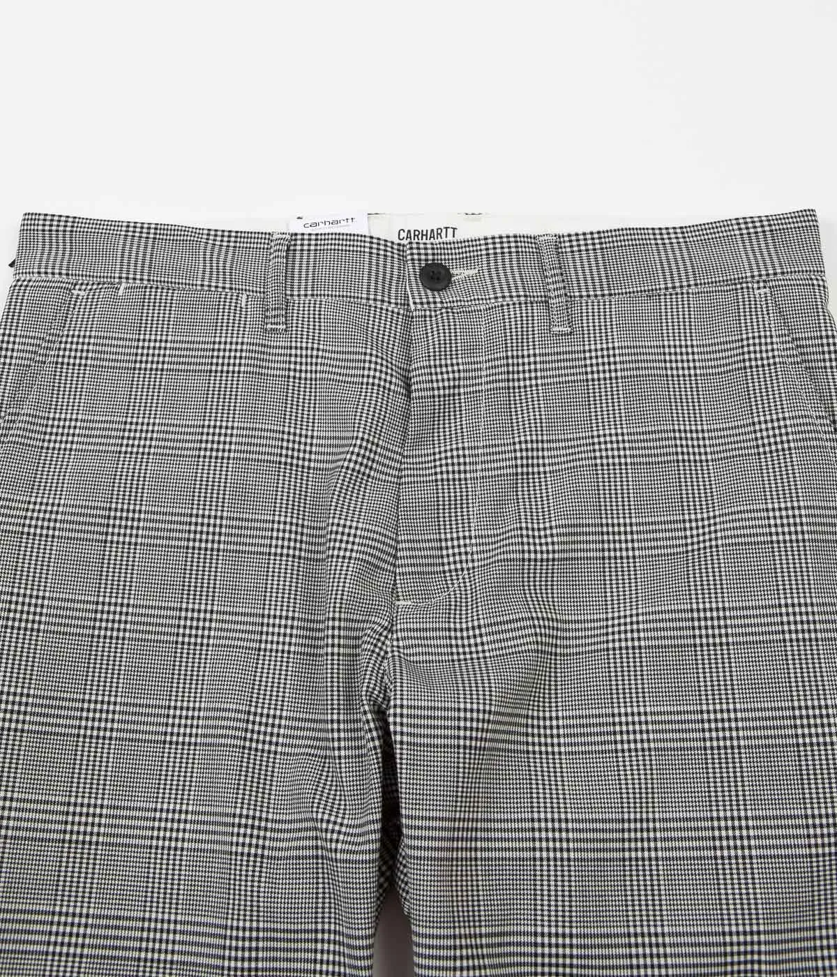 Carhartt Johnson Glencheck Pants - Black / White