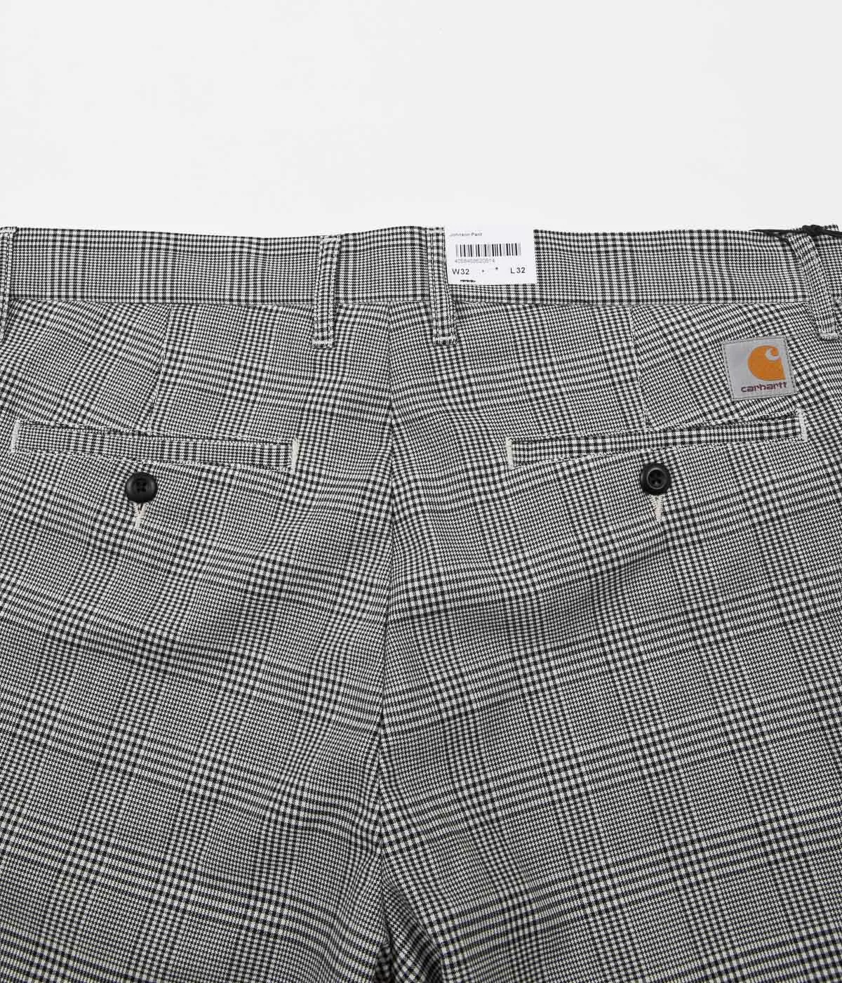 Carhartt Johnson Glencheck Pants - Black / White