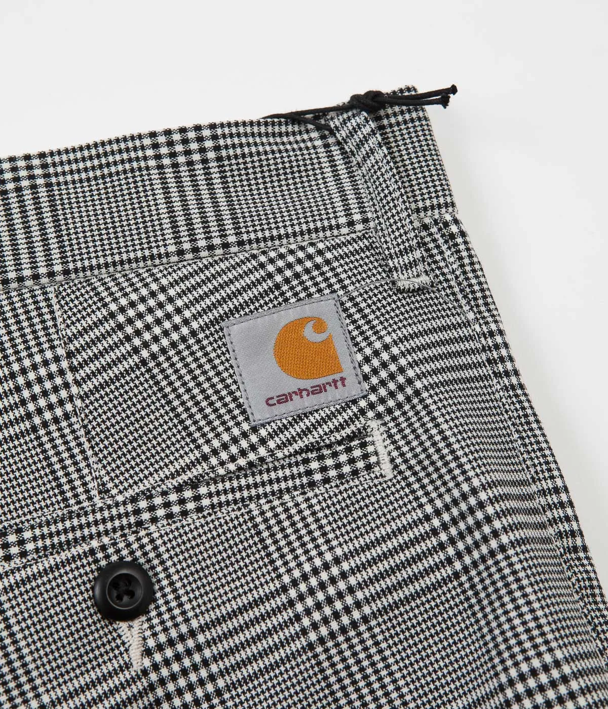 Carhartt Johnson Glencheck Pants - Black / White