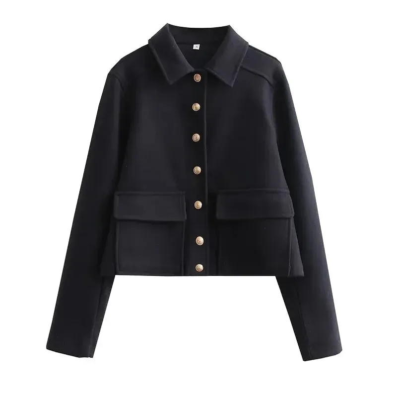 Casaco Outwear Com Botões Parka
