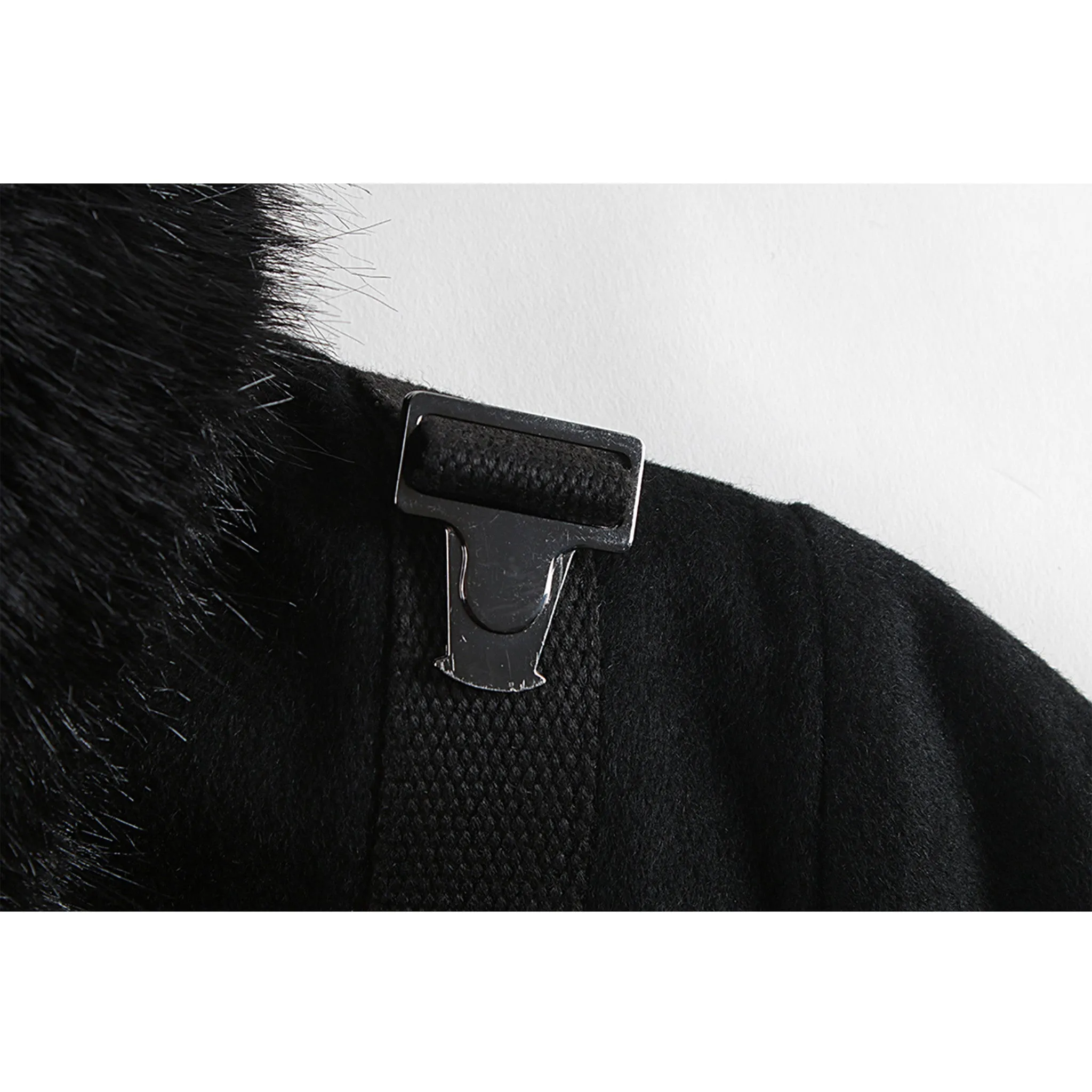 Cashmere Wool Biker Jacket
