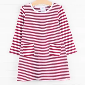Claire Dress, Red