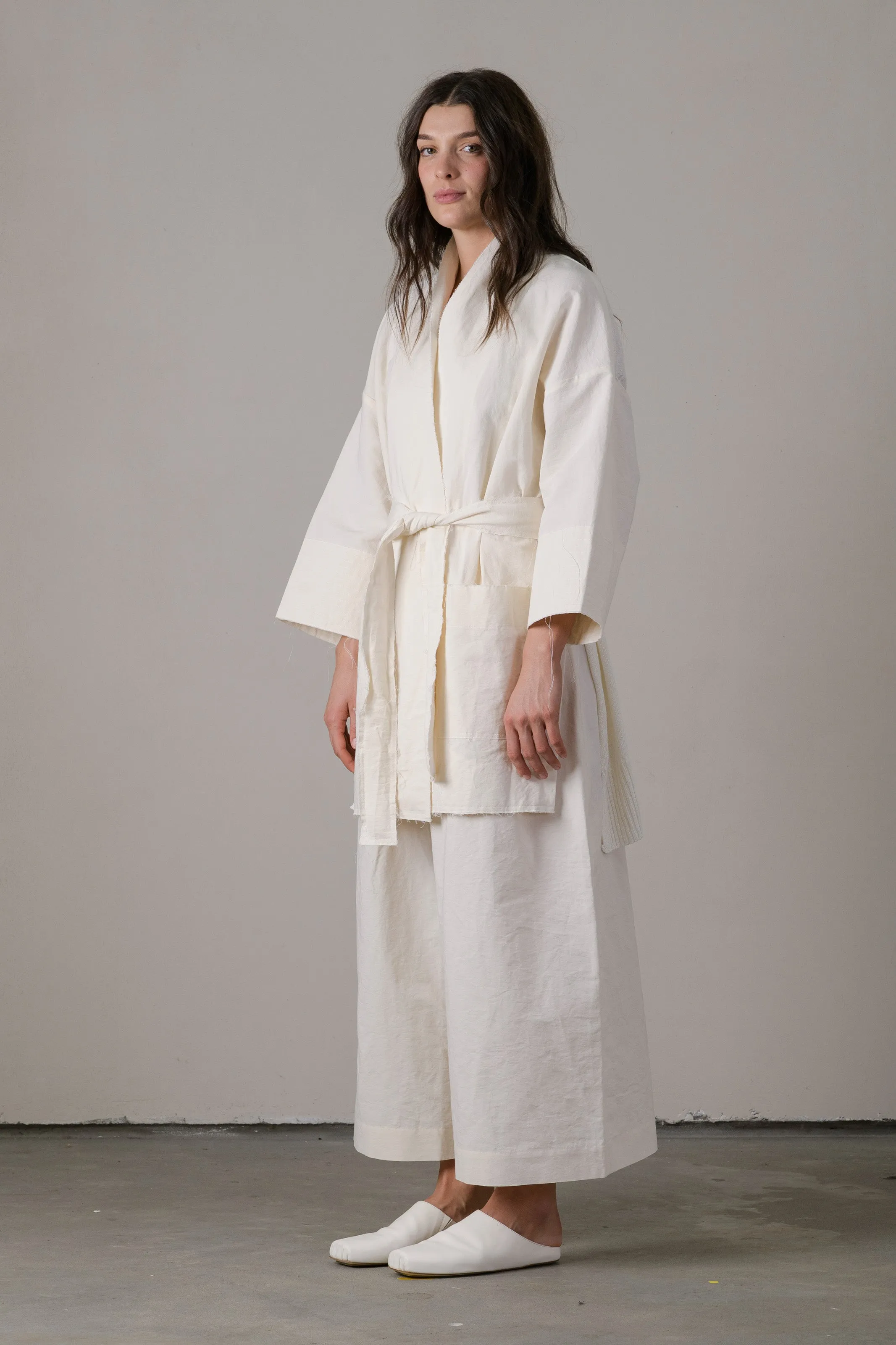 Cotton Linen Kimono jacket