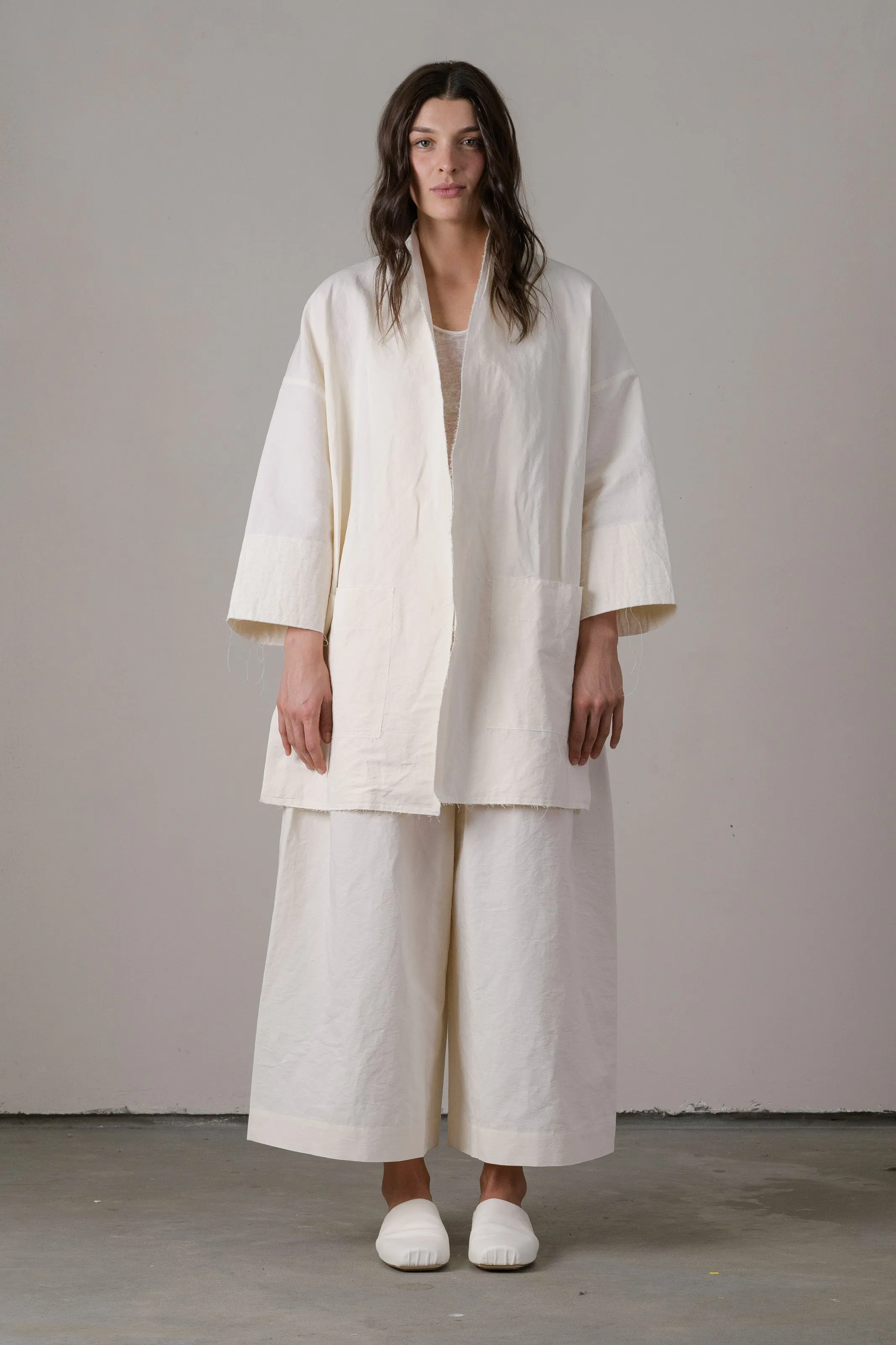 Cotton Linen Kimono jacket