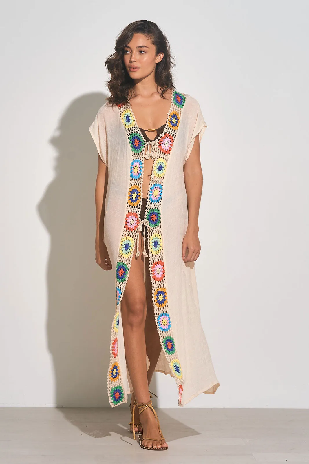 Crochet Long Kimono
