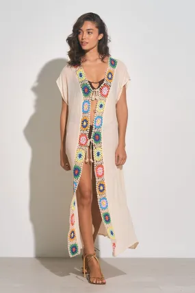 Crochet Long Kimono