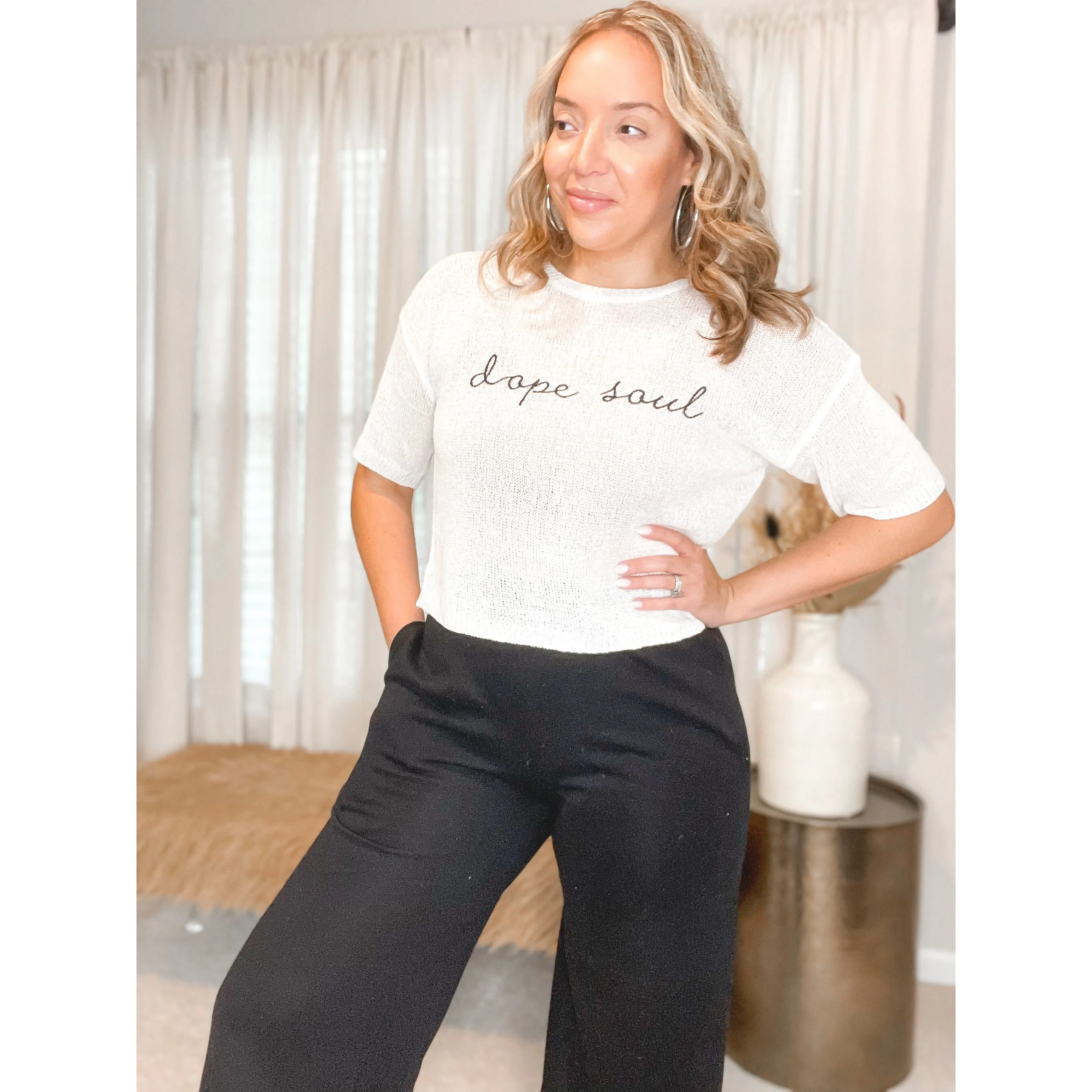 Dope Soul Knit Top