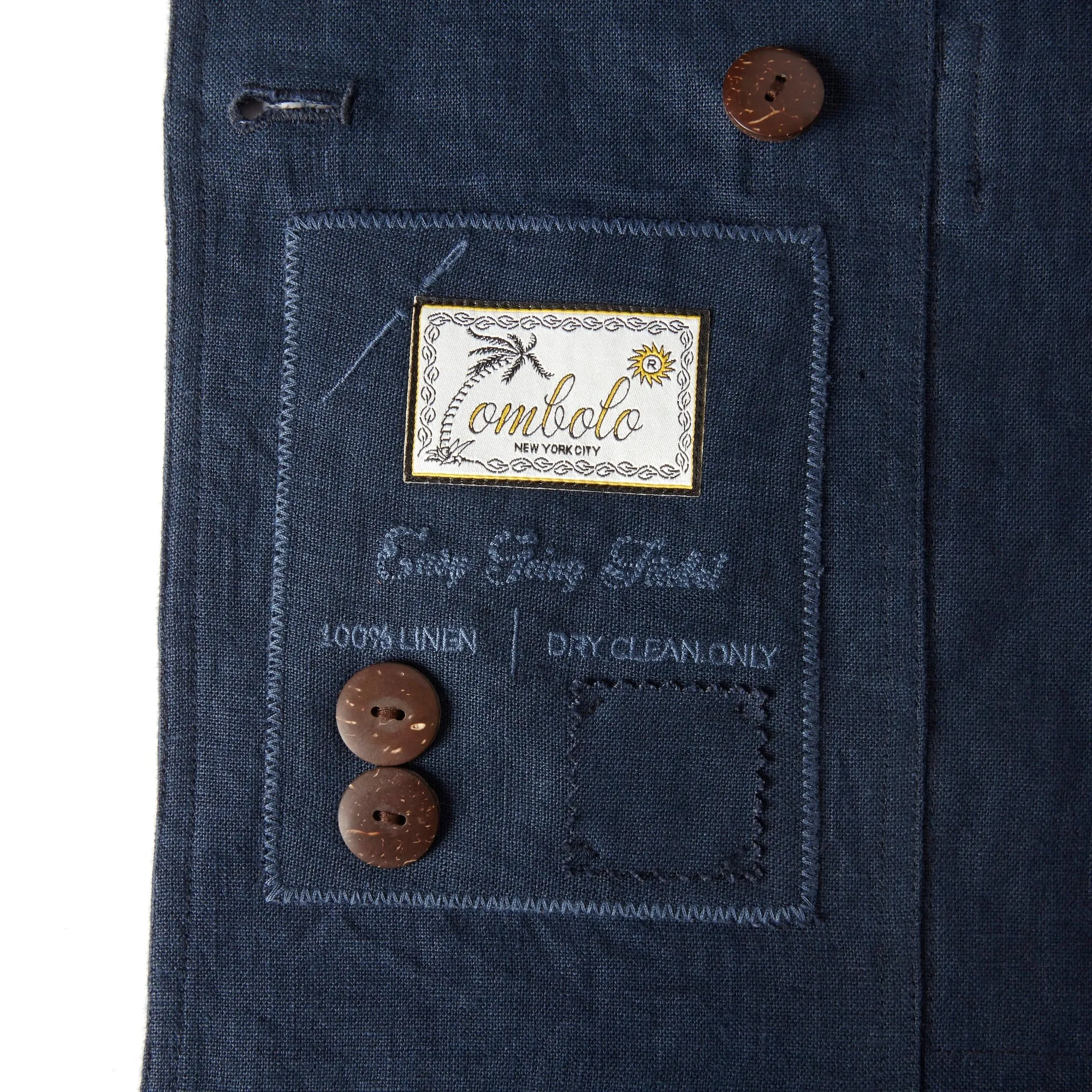 Easy-Going Jacket (Navy Linen)