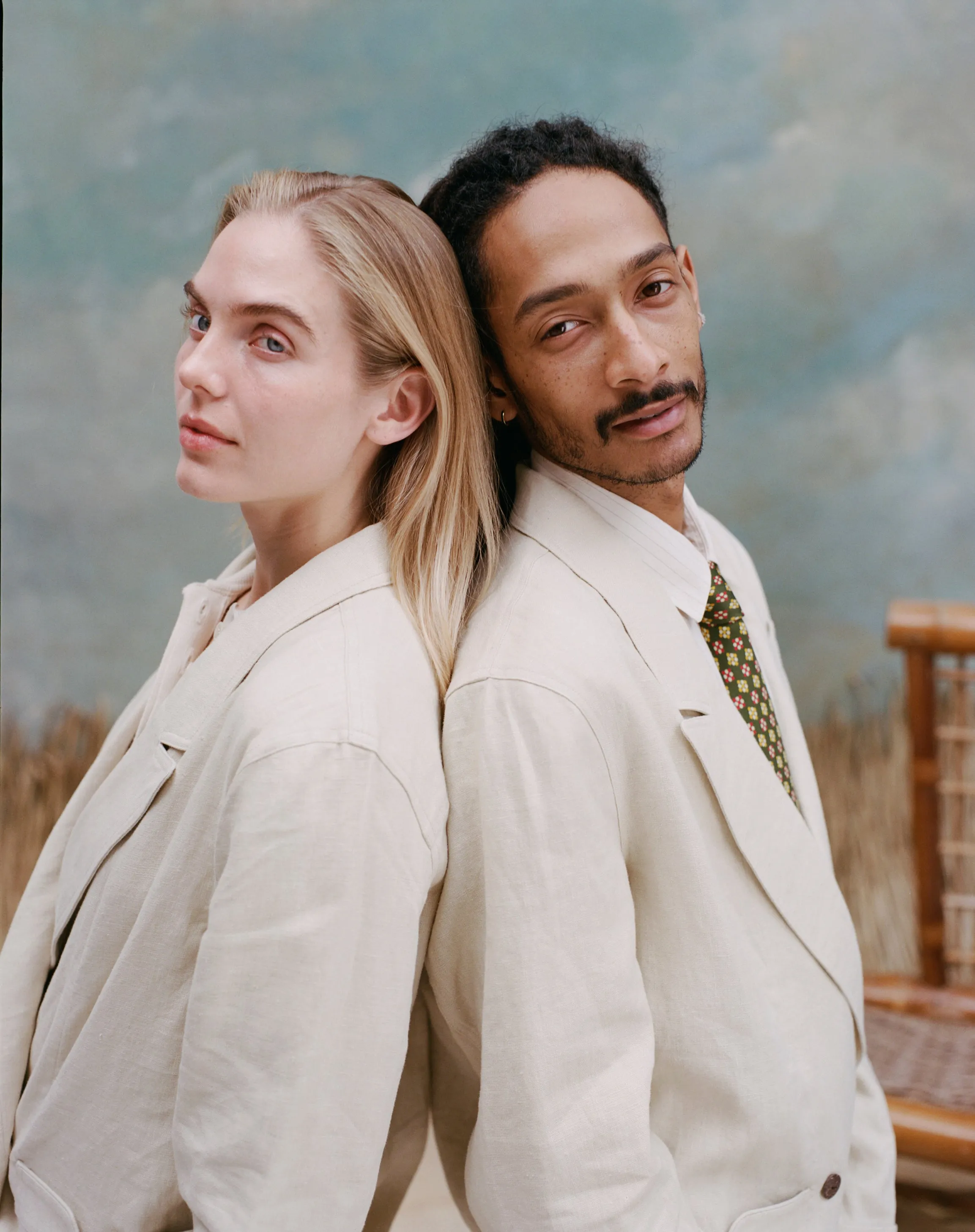 Easy-Going Jacket (Sand Linen)