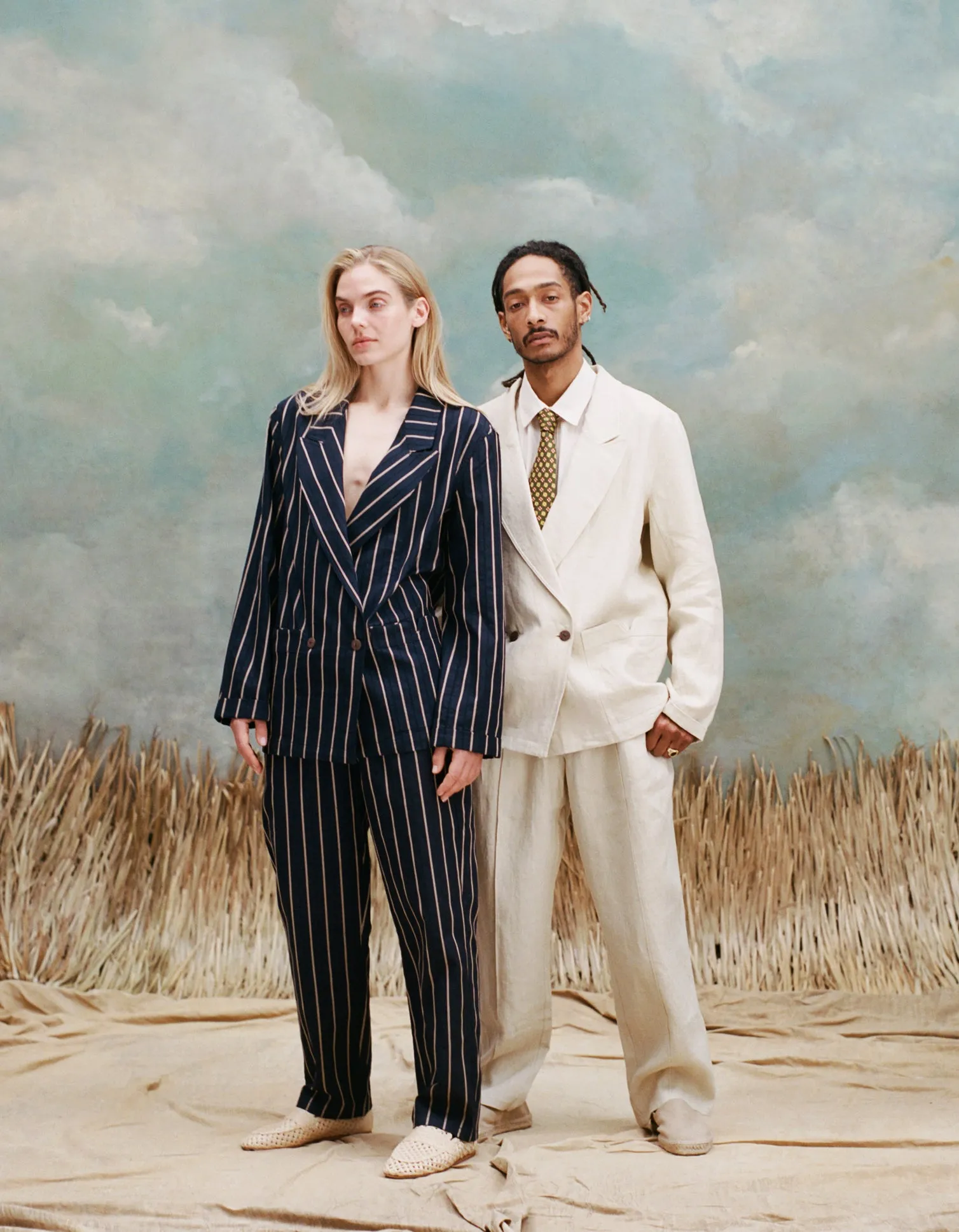 Easy-Going Jacket (Sand Linen)
