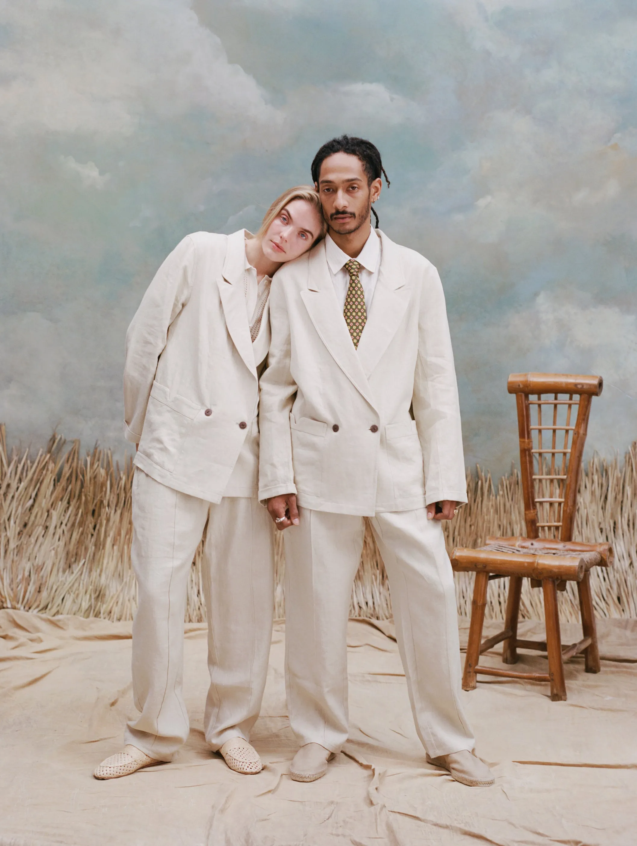 Easy-Going Jacket (Sand Linen)