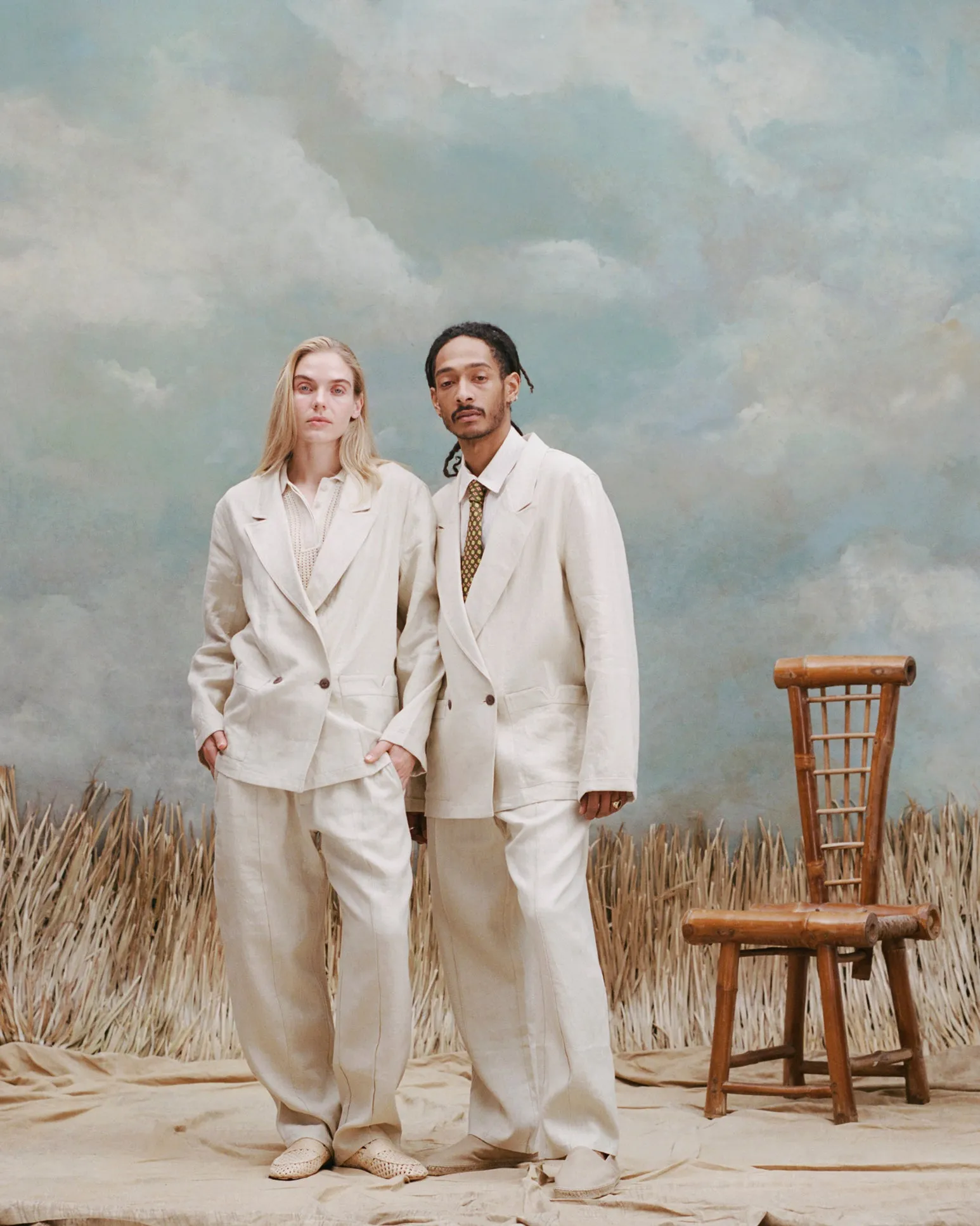 Easy-Going Jacket (Sand Linen)