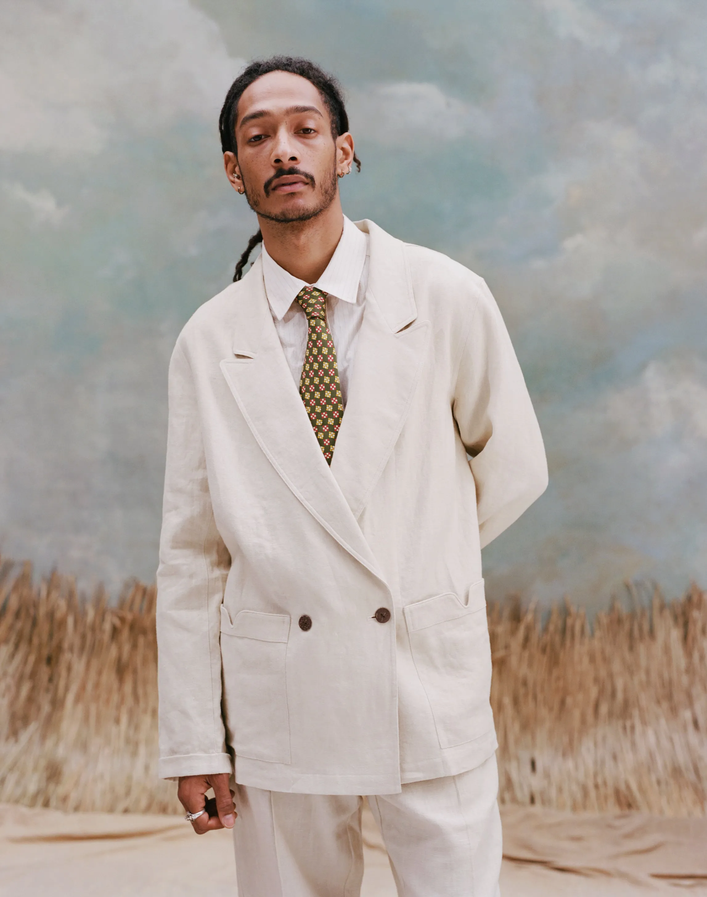 Easy-Going Jacket (Sand Linen)