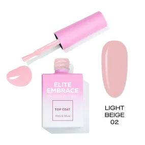ELITE EMBRACE Professional Top Coat 02 Light Beige 15ml ETLB0215