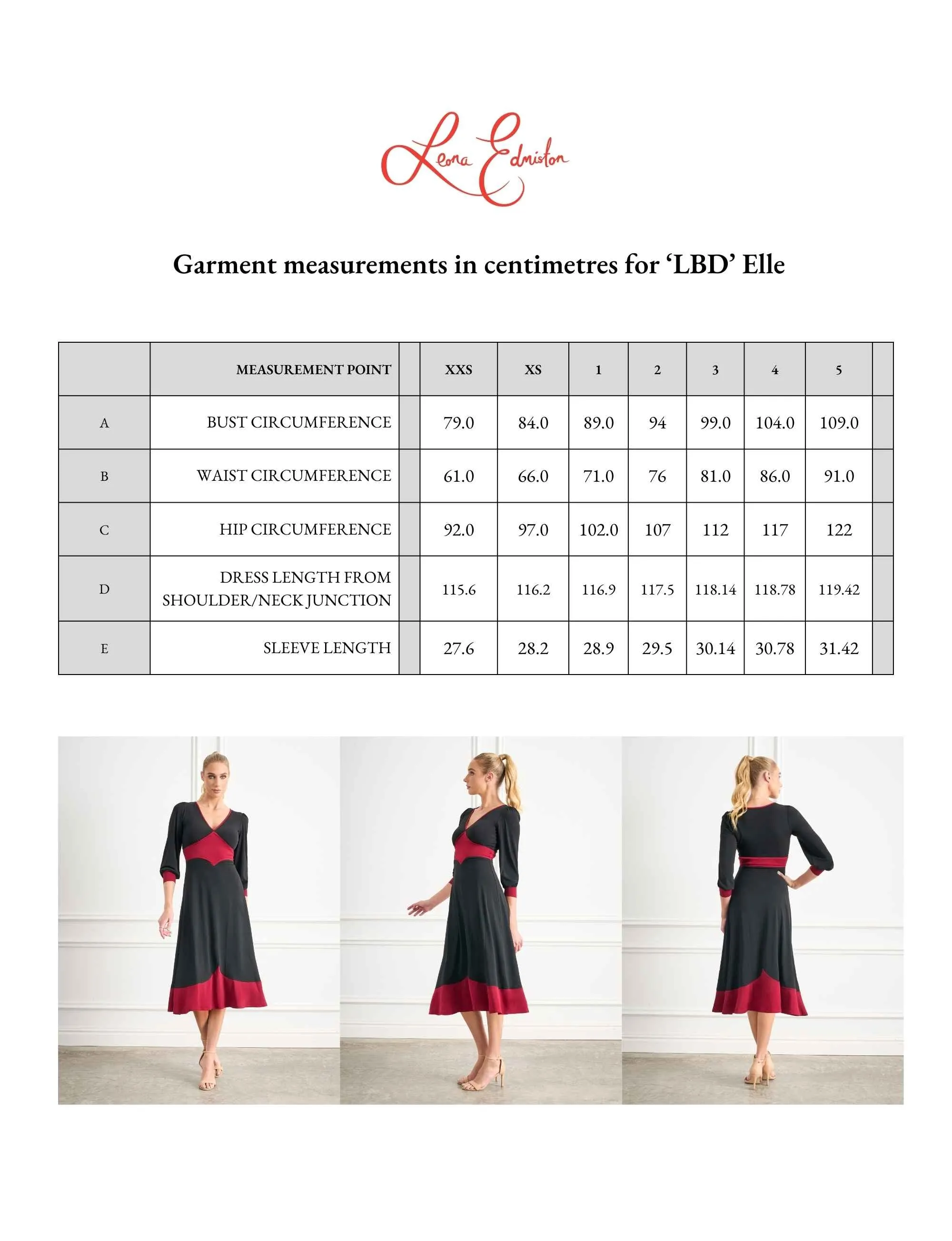 Elle Magenta 'Little Black Dress' Fit and Flare Midi FINAL SALE