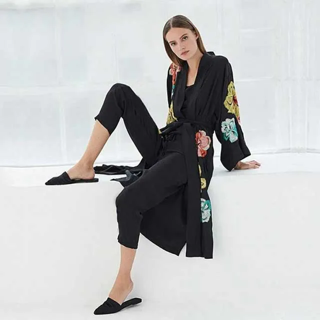 Embroidered Kimono