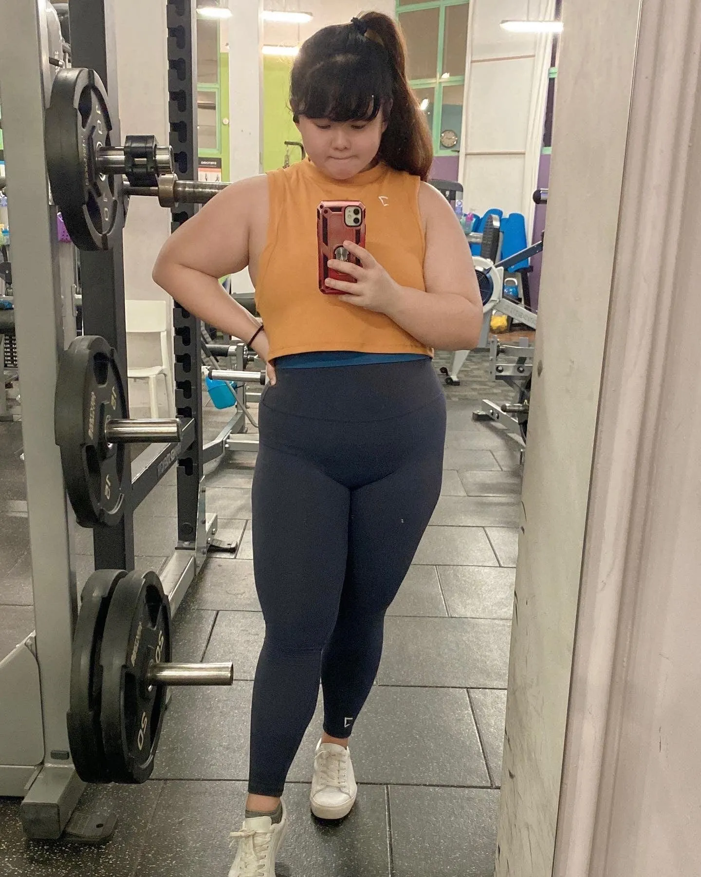 Everyday crop muscle tank top
