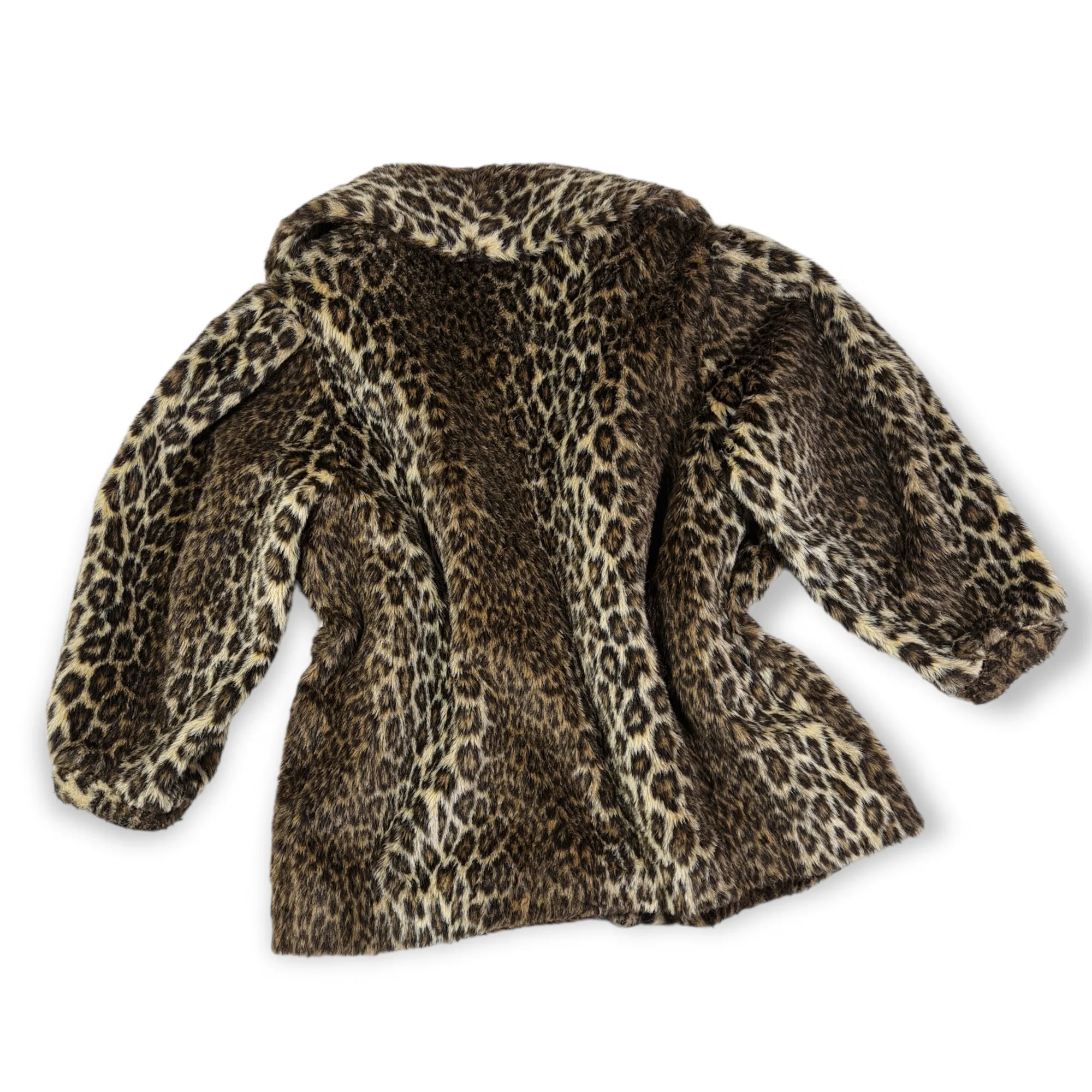 FAKE FUR COAT : SIZE L