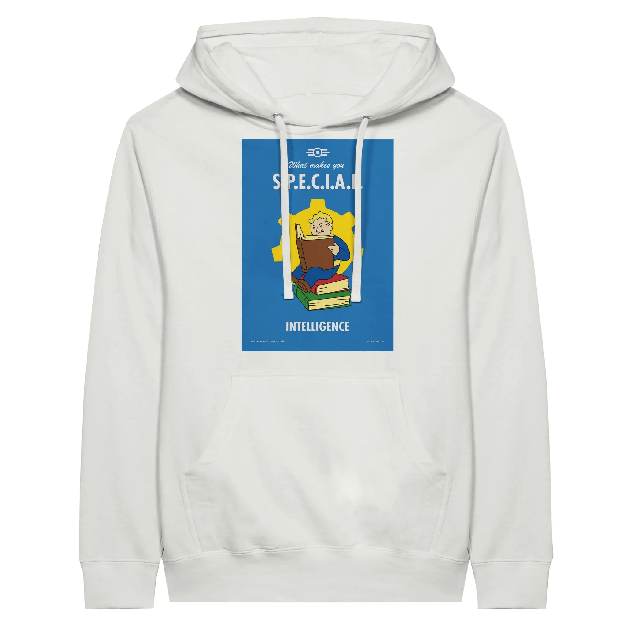 Fallout Hoodie - What Makes You S.P.E.C.I.A.L. Intelligence Artwork - Premium Unisex Pullover Hoodie